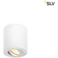 SLV Triledo taklampe, hvit, aluminium, Ø 10 cm