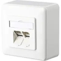 Metz CONNECT E-DAT C6A 2 port AP ren hvit