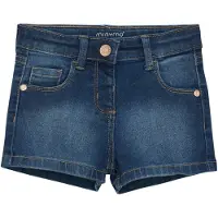 Minymo Shorts - Strekk - Denim - - 6 år (116) - Shorts