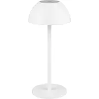 TRIO Ricardo LED oppladbar bordlampe, hvit, høyde 30 cm, plast