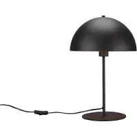 TRIO Nola bordlampe, høyde 45 cm, svart/gull