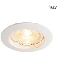 SLV PIKA indbygningsspot rund, fast, GU10, hvid