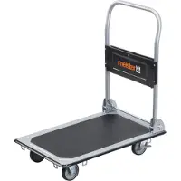 Meister Werkzeuge 8985530 plattformvogn sammenleggbar med oppbevaringsrom stål bæreevne (maks.) 150 kg