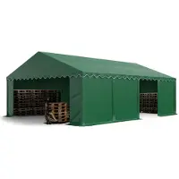 Sonstiges 5x8 m lagertelt, PVC-presenning, mørkegrønn