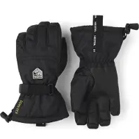 Hestra Gore-Tex Gauntlet Skihandker, Junior, Black