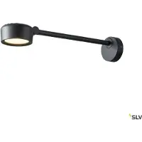 SLV Eskina D LED utendørs vegglampe med display, justerbar