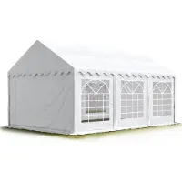 Sonstiges 4x6 m partytelt, PVC-presenning, hvit