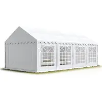 Sonstiges 5x8 m partytelt, PVC-presenning, hvit