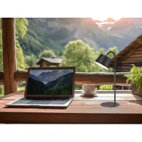 FH Lighting LED-bordlampe Voet, batteri, dimbar sandsvart
