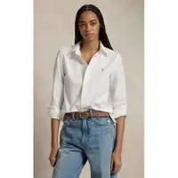 Ralph Lauren for woman. 211941520002 The iconic white Stretch Slim oxford shirt (48), Casual, Cotton, Long sleeve