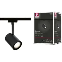 Paulmann URail skinnespot Luxe, svart matt, GU10