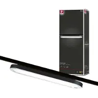 Paulmann Loop, Andre, Tak, Svart, Kromfarget, Aluminium, Plast, II, 8 W