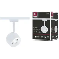 Paulmann URail LED-spot Pane, signalhvit, 4000K, dimbar