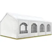 Sonstiges 3x9 m partytelt, PE-presenning, hvit
