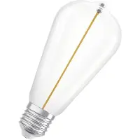 Osram Vintage 1906 LED-rustikk E27 2,2W 827 klar