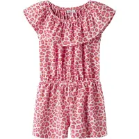 Name it Buksedress - Noos - NkfVinaya - Papaya Punch/Wild - - 10 år (140) - Buksedress
