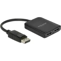 DeLOCK DisplayPort 1.4-splitter 1 x DisplayPort til 2 x DisplayPort MST