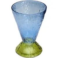 Hubsch Abyss-vase, blå, glass, høyde 29 cm, Ø 20 cm