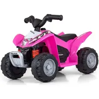 Milly Mally elbil Quad HONDA ATV rosa