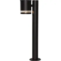 Star Trading LED-sokkellampe Wien, svart, metall, høyde 50 cm