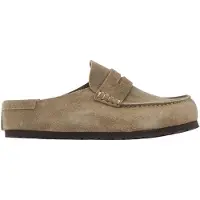 Birkenstock Naples Wrapped Suede Leather Sandaler brun