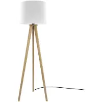 HerzBlut Elli gulvlampe, oljet/hvit eik