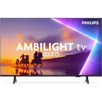 Philips 50PUS8500 - 50" Diagonalklasse LED-bakgrunnsbelyst LCD TV - QLED - Smart TV - TITAN OS - 4K UHD (2160p) 3840 x 2160 - HDR - matt svart