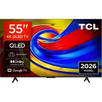 TCL 55P7L - 55" Diagonalklasse P7L Series LED-bakgrunnsbelyst LCD TV - QLED - Smart TV - Google TV - 4K UHD (2160p) 3840 x 2160 - HDR - Quantum Dot