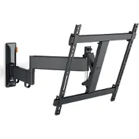 Vogel's Comfort TVM 3445 mounting kit - full-motion - for flat panel - black - Max 25 kg - recommended for 65"