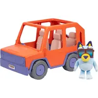 Bluey Bil m. Kosedyr - - OneSize - Bil