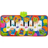 Playgro Pianomatte - Jumbo Jungle - - OneSize - Aktivitetsteppe