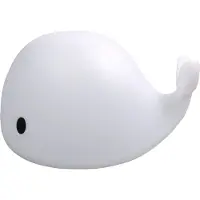 Filibabba Lampe - The Friendly Whale Christian - 30 cm - Hvit - - OneSize - Nattlampe