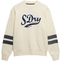 Superdry Varsity Script Loose Crew Collegegenser