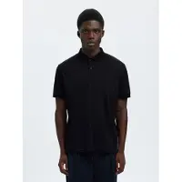 Selected Fave Button Kortermet Poloskjorte