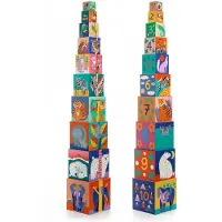 Djeco Stablekasser - 10 stk. - Ville dyr - - OneSize - Stableleker