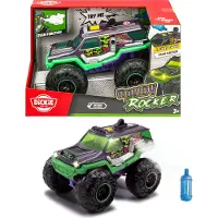 Dickie Toys Bil m. Lys/Lyd - Dampende Monster Truck - Brå Rock - - OneSize - Bil