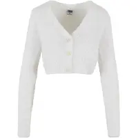 Urban Classics Cropped Feather Cardigan
