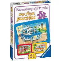 Ravensburger Puslespill - My First - 3 forskjellige - Animals i - - OneSize - Puslespill