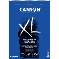 Canson XL Mix-Media MG A2 300G A2 Spiral 15 SH