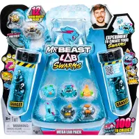 BEAST LAB MrBeast Lab Swarms Mega Lab - 12 figurer, sortiment