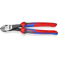 Knipex 74 22 250, Diagonal tang, Kromvanadiumstål, Plast, Blå, Rød, 250 mm, 437 g