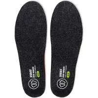 Sidas 3feet Eco Warm Mid, Innersåle, Black/Red