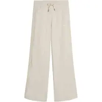Puma HER High-Waist Wide-Leg Pants Women, Clothing, Alpine Snow, XS