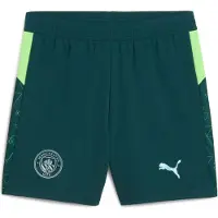 Puma Manchester City 25/26 Shorts Youth, Clothing, Green Terrain, 7-8Y