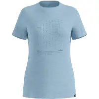Odlo Merino Tencel Hyper Map Kortarmet T-skjorte