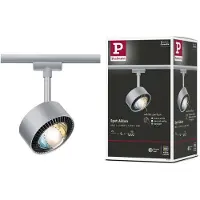 Paulmann 96769, Spotlight på skinne, 1 ampuller, LED, 8 W, 6500 K, Kromfarget