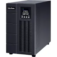 Cyberpower Online S Series OLS3000EA - UPS - AC 230 V - 2700 watt - 3000 VA - 9 Ah - RS-232, USB - utgangskontakter: 7 - aktiv PFC - svart