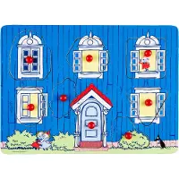 Muumi Peg Puzzle Moominhouse Puslespill