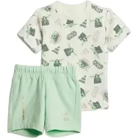 Adidas Shorts Sett - I SW MNDO - Owhite/Multco - - 1 år (80) - Shorts