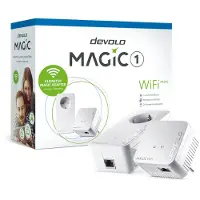 Devolo Magic 1 WiFi mini Starter Kit, 1200 Mbit/s, IEEE 802.11b, IEEE 802.11g, IEEE 802.11n, IEEE 802.1p, IEEE 802.3, IEEE 802.3az, IEEE 802.802u, EEtigtx, CET 802.3u, EEtigtx, CET. 10 100 Mbps, Wi-F